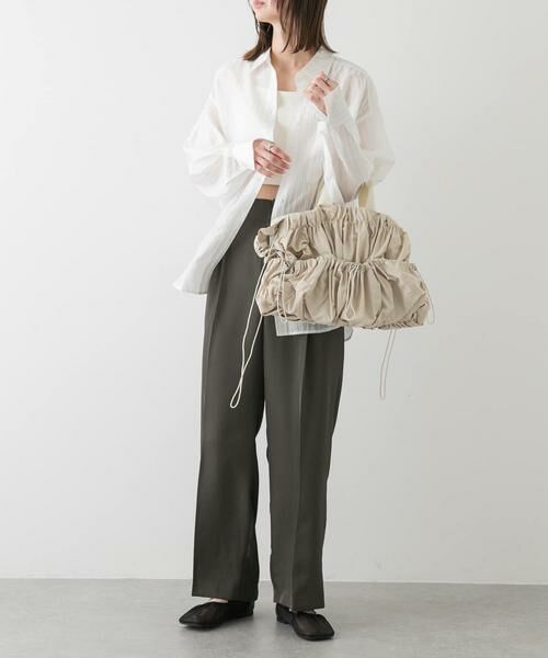 SENSE OF PLACE by URBAN RESEARCH / センスオブプレイス バイ アーバンリサーチ ショルダーバッグ | アウトポケットギャザーショルダーバッグ | 詳細24