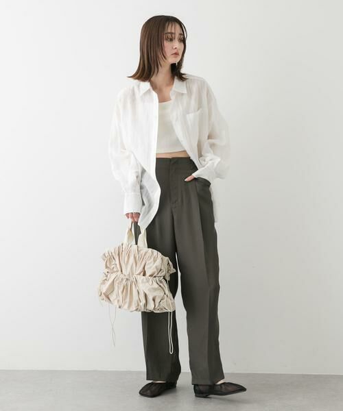 SENSE OF PLACE by URBAN RESEARCH / センスオブプレイス バイ アーバンリサーチ ショルダーバッグ | アウトポケットギャザーショルダーバッグ | 詳細25