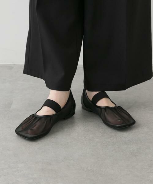 SENSE OF PLACE by URBAN RESEARCH / センスオブプレイス バイ アーバンリサーチ パンプス | オブリークトゥメッシュフラットシューズ | 詳細1