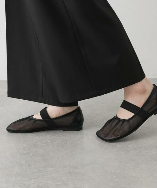 SENSE OF PLACE by URBAN RESEARCH / センスオブプレイス バイ アーバンリサーチ パンプス | オブリークトゥメッシュフラットシューズ | 詳細2