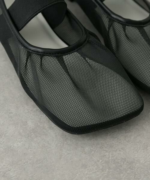 SENSE OF PLACE by URBAN RESEARCH / センスオブプレイス バイ アーバンリサーチ パンプス | オブリークトゥメッシュフラットシューズ | 詳細5