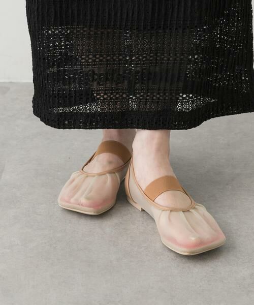 SENSE OF PLACE by URBAN RESEARCH / センスオブプレイス バイ アーバンリサーチ パンプス | オブリークトゥメッシュフラットシューズ | 詳細10