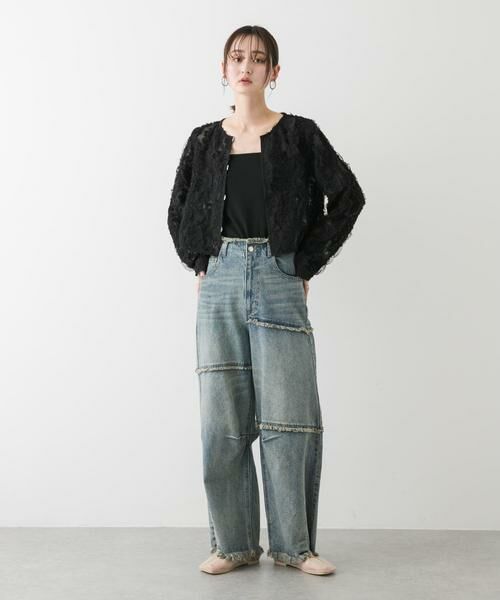 SENSE OF PLACE by URBAN RESEARCH / センスオブプレイス バイ アーバンリサーチ パンプス | オブリークトゥメッシュフラットシューズ | 詳細15