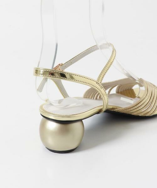 SENSE OF PLACE by URBAN RESEARCH / センスオブプレイス バイ アーバンリサーチ サンダル | メタリックサンダル | 詳細9