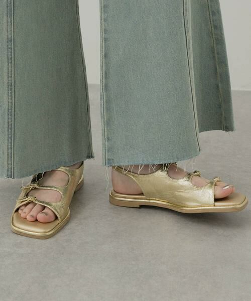 SENSE OF PLACE by URBAN RESEARCH / センスオブプレイス バイ アーバンリサーチ サンダル | スクエアトゥベルトサンダル | 詳細8