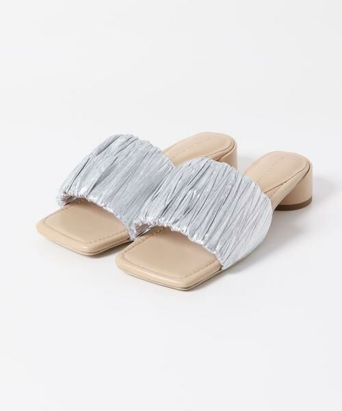 SENSE OF PLACE by URBAN RESEARCH / センスオブプレイス バイ アーバンリサーチ サンダル | スクエアトゥメタリックギャザーサンダル | 詳細26