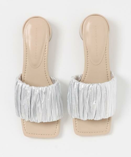 SENSE OF PLACE by URBAN RESEARCH / センスオブプレイス バイ アーバンリサーチ サンダル | スクエアトゥメタリックギャザーサンダル | 詳細27