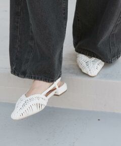 SENSE OF PLACE by URBAN RESEARCH / センスオブプレイス バイ アーバンリサーチ サンダル | コードアミポインテッドサンダル