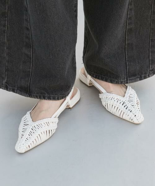 SENSE OF PLACE by URBAN RESEARCH / センスオブプレイス バイ アーバンリサーチ サンダル | コードアミポインテッドサンダル | 詳細1