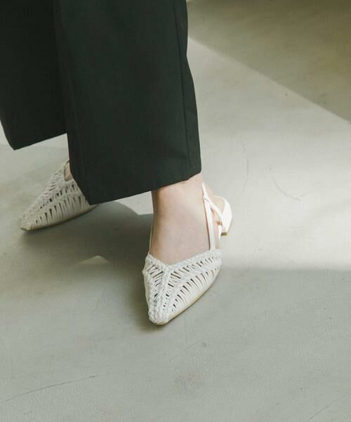 SENSE OF PLACE by URBAN RESEARCH / センスオブプレイス バイ アーバンリサーチ サンダル | コードアミポインテッドサンダル | 詳細5