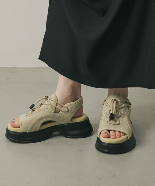 SENSE OF PLACE by URBAN RESEARCH / センスオブプレイス バイ アーバンリサーチ サンダル | ボリュームソールドロストスポーツサンダル | 詳細23