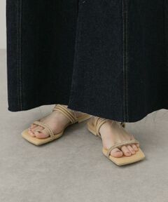 SENSE OF PLACE by URBAN RESEARCH / センスオブプレイス バイ アーバンリサーチ サンダル | ラインストーンナローコードサンダル