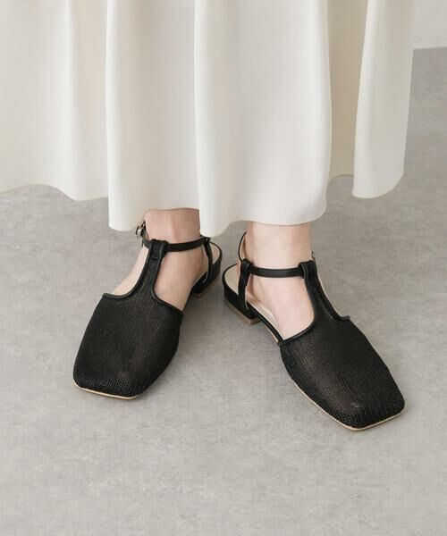 SENSE OF PLACE by URBAN RESEARCH / センスオブプレイス バイ アーバンリサーチ パンプス | Tストラップメッシュサンダル | 詳細1