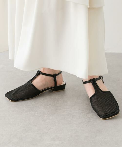 SENSE OF PLACE by URBAN RESEARCH / センスオブプレイス バイ アーバンリサーチ パンプス | Tストラップメッシュサンダル | 詳細2