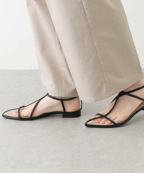 SENSE OF PLACE by URBAN RESEARCH / センスオブプレイス バイ アーバンリサーチ サンダル | ポインテッドナローストラップサンダル | 詳細1