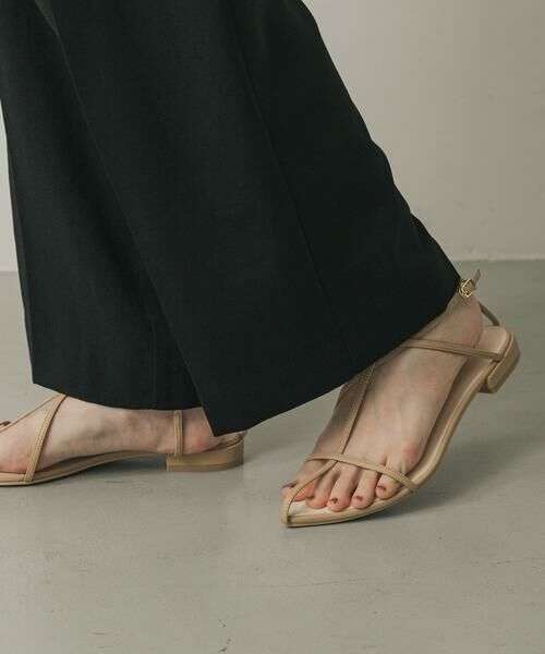 SENSE OF PLACE by URBAN RESEARCH / センスオブプレイス バイ アーバンリサーチ サンダル | ポインテッドナローストラップサンダル | 詳細14