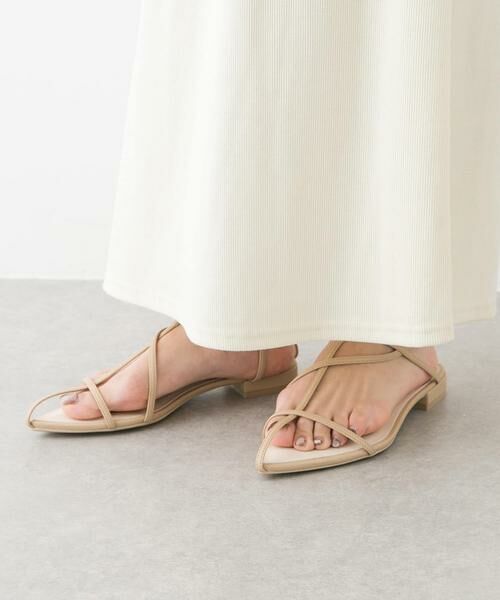 SENSE OF PLACE by URBAN RESEARCH / センスオブプレイス バイ アーバンリサーチ サンダル | ポインテッドナローストラップサンダル | 詳細15