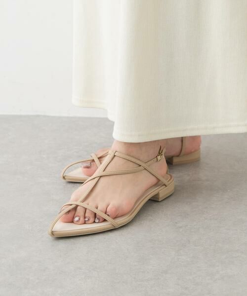 SENSE OF PLACE by URBAN RESEARCH / センスオブプレイス バイ アーバンリサーチ サンダル | ポインテッドナローストラップサンダル | 詳細16