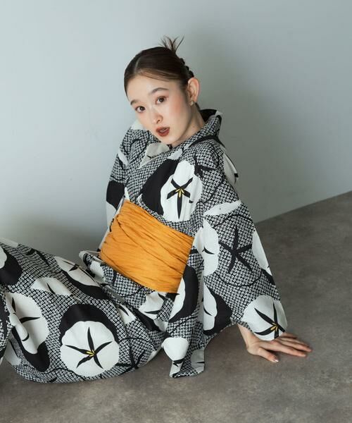 SENSE OF PLACE by URBAN RESEARCH / センスオブプレイス バイ アーバンリサーチ 着物・浴衣・小物類 | 浴衣2点セットB(変織紅梅) | 詳細10