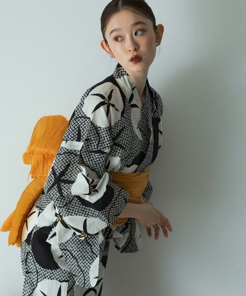 SENSE OF PLACE by URBAN RESEARCH / センスオブプレイス バイ アーバンリサーチ 着物・浴衣・小物類 | 浴衣2点セットB(変織紅梅) | 詳細2