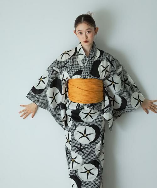 SENSE OF PLACE by URBAN RESEARCH / センスオブプレイス バイ アーバンリサーチ 着物・浴衣・小物類 | 浴衣2点セットB(変織紅梅) | 詳細4