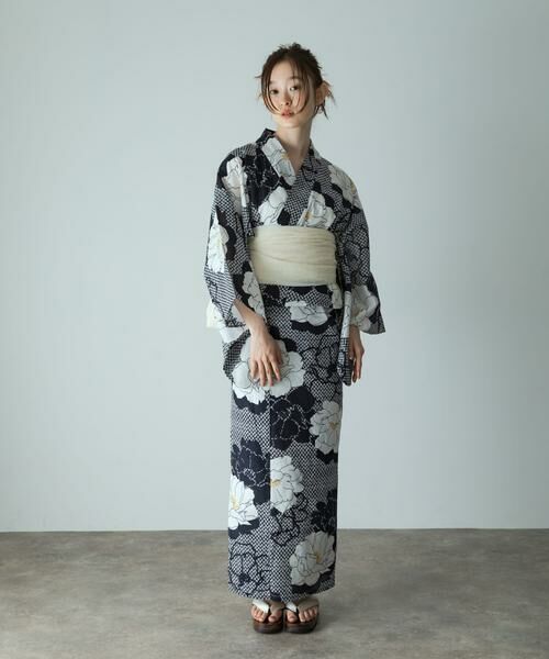 SENSE OF PLACE by URBAN RESEARCH / センスオブプレイス バイ アーバンリサーチ 着物・浴衣・小物類 | 浴衣2点セットB(変織紅梅) | 詳細16