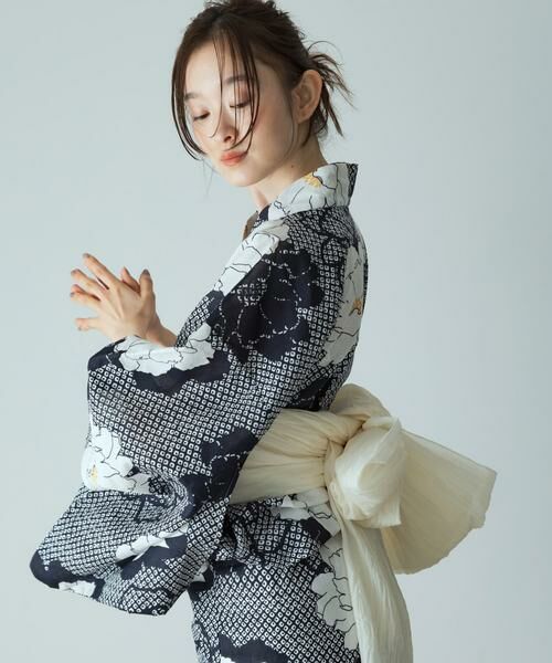 SENSE OF PLACE by URBAN RESEARCH / センスオブプレイス バイ アーバンリサーチ 着物・浴衣・小物類 | 浴衣2点セットB(変織紅梅) | 詳細19