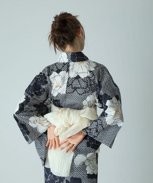 SENSE OF PLACE by URBAN RESEARCH / センスオブプレイス バイ アーバンリサーチ 着物・浴衣・小物類 | 浴衣2点セットB(変織紅梅) | 詳細20