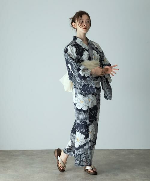 SENSE OF PLACE by URBAN RESEARCH / センスオブプレイス バイ アーバンリサーチ 着物・浴衣・小物類 | 浴衣2点セットB(変織紅梅) | 詳細21
