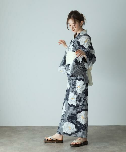 SENSE OF PLACE by URBAN RESEARCH / センスオブプレイス バイ アーバンリサーチ 着物・浴衣・小物類 | 浴衣2点セットB(変織紅梅) | 詳細22