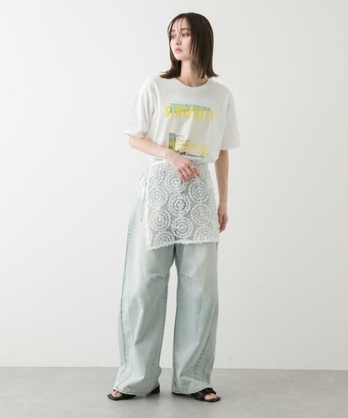 SENSE OF PLACE by URBAN RESEARCH / センスオブプレイス バイ アーバンリサーチ スカート | チュールレースラップスカート | 詳細5