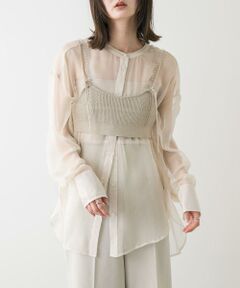 SENSE OF PLACE by URBAN RESEARCH / センスオブプレイス バイ アーバンリサーチ ベスト | ビーズストラップラメビスチェ