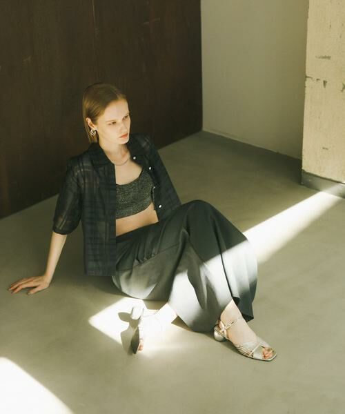 SENSE OF PLACE by URBAN RESEARCH / センスオブプレイス バイ アーバンリサーチ ベスト | ビーズストラップラメビスチェ | 詳細10