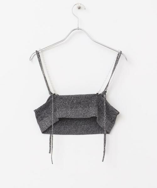 SENSE OF PLACE by URBAN RESEARCH / センスオブプレイス バイ アーバンリサーチ ベスト | ビーズストラップラメビスチェ | 詳細12