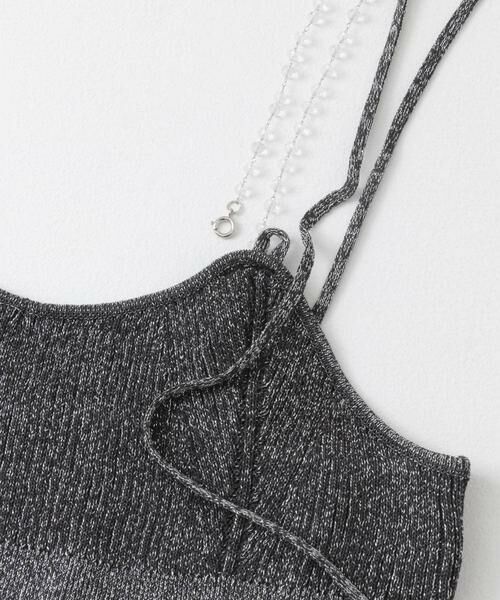 SENSE OF PLACE by URBAN RESEARCH / センスオブプレイス バイ アーバンリサーチ ベスト | ビーズストラップラメビスチェ | 詳細13