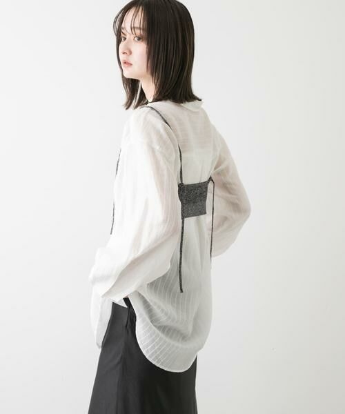 SENSE OF PLACE by URBAN RESEARCH / センスオブプレイス バイ アーバンリサーチ ベスト | ビーズストラップラメビスチェ | 詳細3