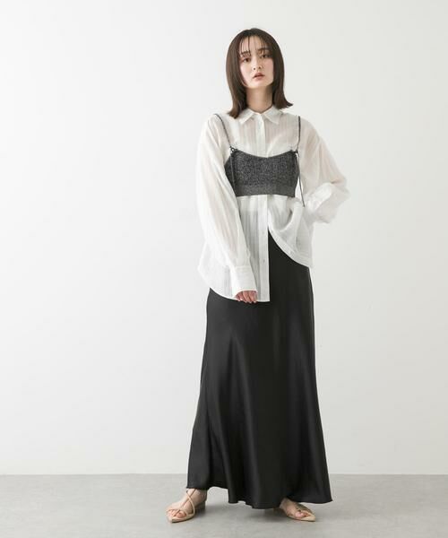 SENSE OF PLACE by URBAN RESEARCH / センスオブプレイス バイ アーバンリサーチ ベスト | ビーズストラップラメビスチェ | 詳細5