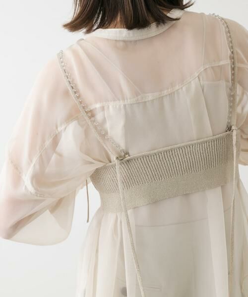 SENSE OF PLACE by URBAN RESEARCH / センスオブプレイス バイ アーバンリサーチ ベスト | ビーズストラップラメビスチェ | 詳細22