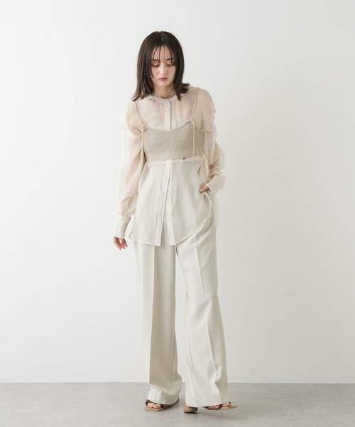 SENSE OF PLACE by URBAN RESEARCH / センスオブプレイス バイ アーバンリサーチ ベスト | ビーズストラップラメビスチェ | 詳細23