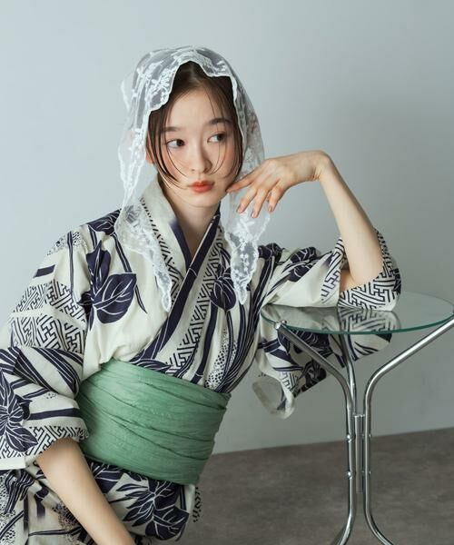 SENSE OF PLACE by URBAN RESEARCH / センスオブプレイス バイ アーバンリサーチ 着物・浴衣・小物類 | 浴衣2点セットA(変織紅梅) | 詳細21