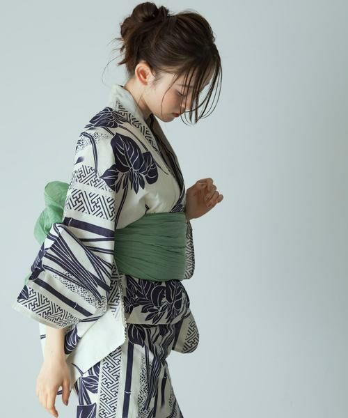 SENSE OF PLACE by URBAN RESEARCH / センスオブプレイス バイ アーバンリサーチ 着物・浴衣・小物類 | 浴衣2点セットA(変織紅梅) | 詳細13