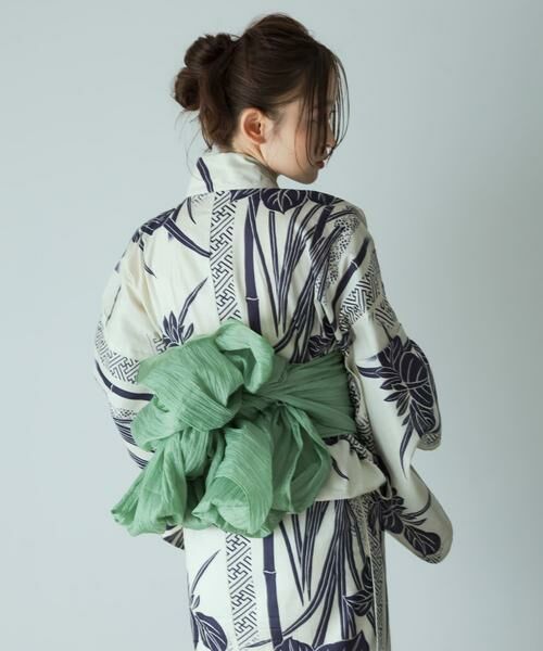 SENSE OF PLACE by URBAN RESEARCH / センスオブプレイス バイ アーバンリサーチ 着物・浴衣・小物類 | 浴衣2点セットA(変織紅梅) | 詳細14