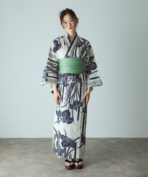 SENSE OF PLACE by URBAN RESEARCH / センスオブプレイス バイ アーバンリサーチ 着物・浴衣・小物類 | 浴衣2点セットA(変織紅梅) | 詳細15