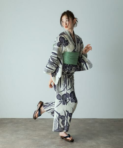 SENSE OF PLACE by URBAN RESEARCH / センスオブプレイス バイ アーバンリサーチ 着物・浴衣・小物類 | 浴衣2点セットA(変織紅梅) | 詳細16