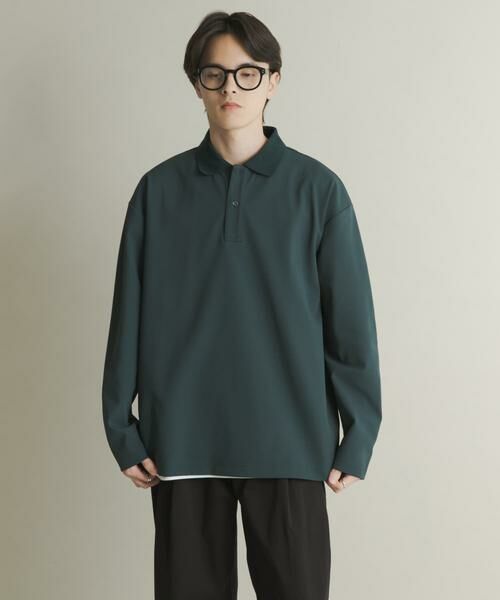 SENSE OF PLACE by URBAN RESEARCH / センスオブプレイス バイ アーバンリサーチ ポロシャツ | カノコルーズロングスリーブポロシャツ | 詳細1