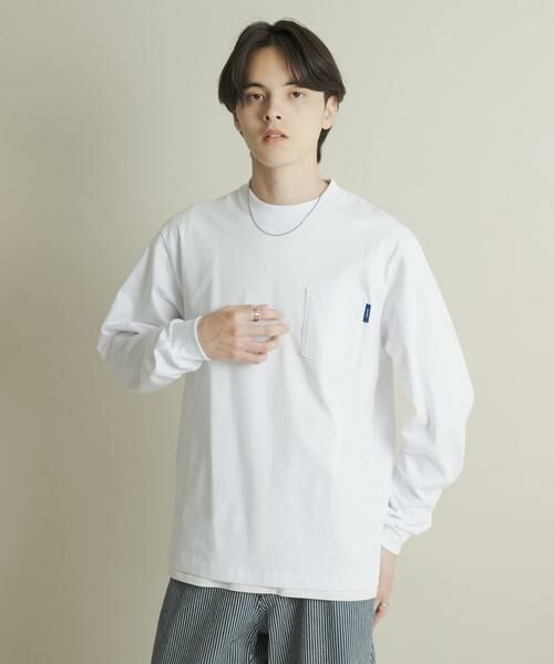 SENSE OF PLACE by URBAN RESEARCH / センスオブプレイス バイ アーバンリサーチ Tシャツ | コットンクルーネックロングスリーブTシャツ | 詳細1