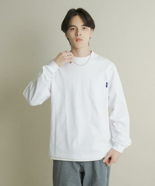 SENSE OF PLACE by URBAN RESEARCH / センスオブプレイス バイ アーバンリサーチ Tシャツ | コットンクルーネックロングスリーブTシャツ | 詳細2