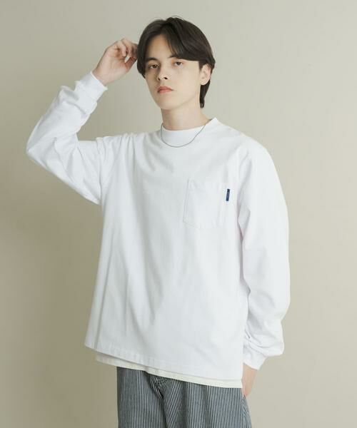 SENSE OF PLACE by URBAN RESEARCH / センスオブプレイス バイ アーバンリサーチ Tシャツ | コットンクルーネックロングスリーブTシャツ | 詳細3