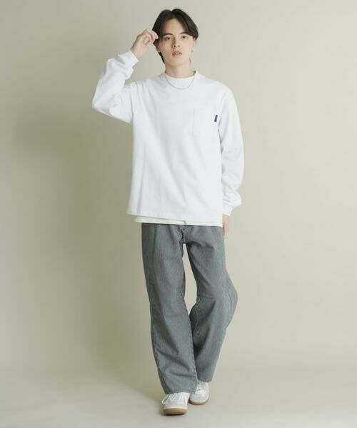 SENSE OF PLACE by URBAN RESEARCH / センスオブプレイス バイ アーバンリサーチ Tシャツ | コットンクルーネックロングスリーブTシャツ | 詳細7