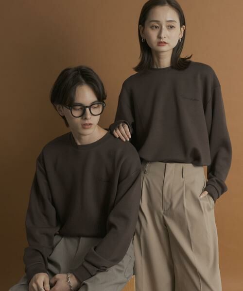 SENSE OF PLACE by URBAN RESEARCH / センスオブプレイス バイ アーバンリサーチ Tシャツ | 『一部WEB限定カラー』シシュウダンボールポンチロングTシャツ | 詳細1